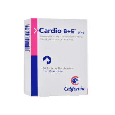 Cardio B+E  5MG/40MG X 10 Tabletas