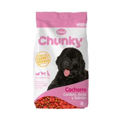 Chunky Cachorro Cordero, Arroz y Salmón