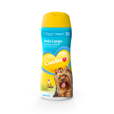 Shampoo Rinse CanAmor Pelos Largos X 230 ML