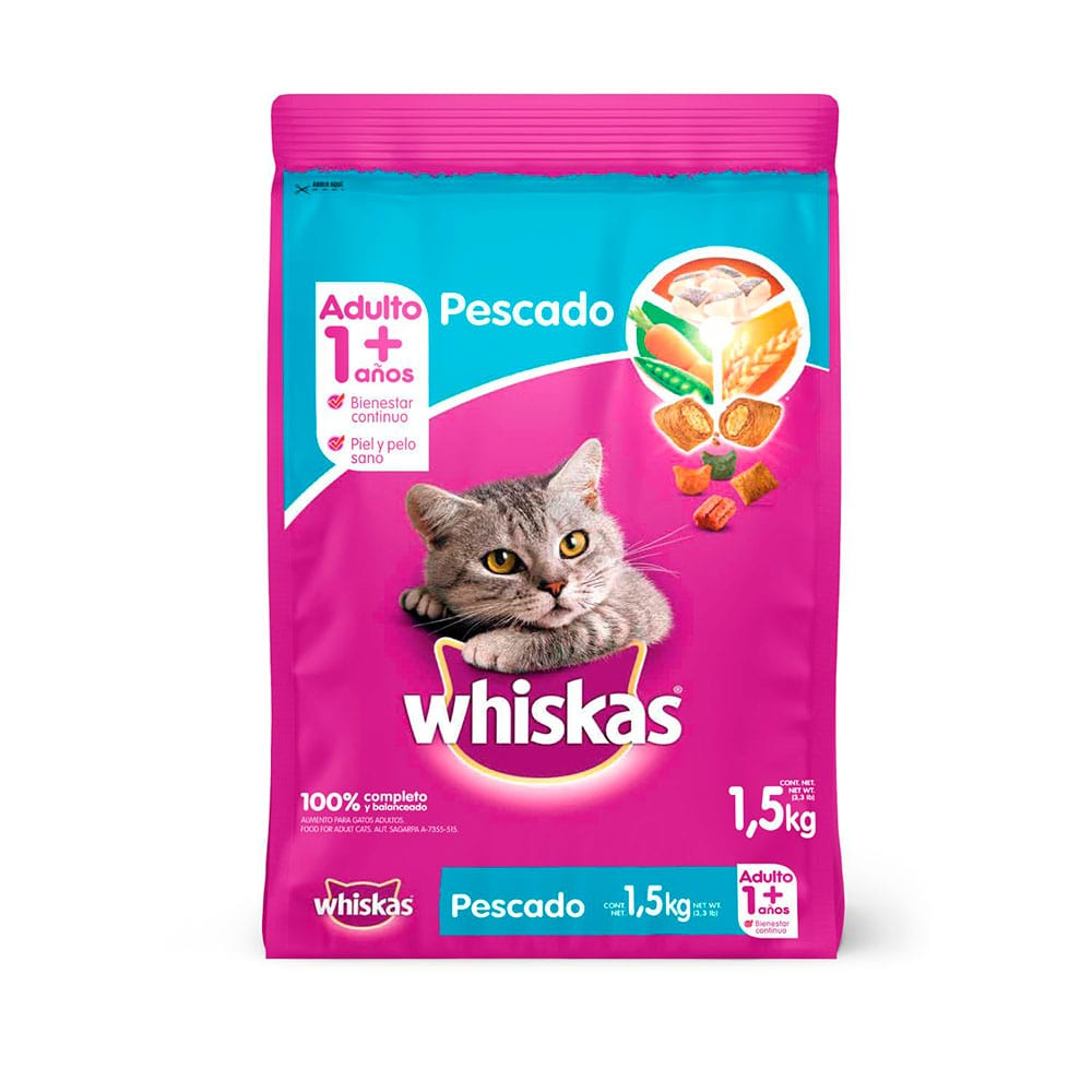 Whiskas Pescado X 1.5 KG
