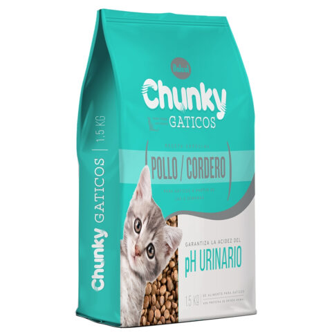 Chunky Gatitos Pollo y Cordero X 1.5 KG