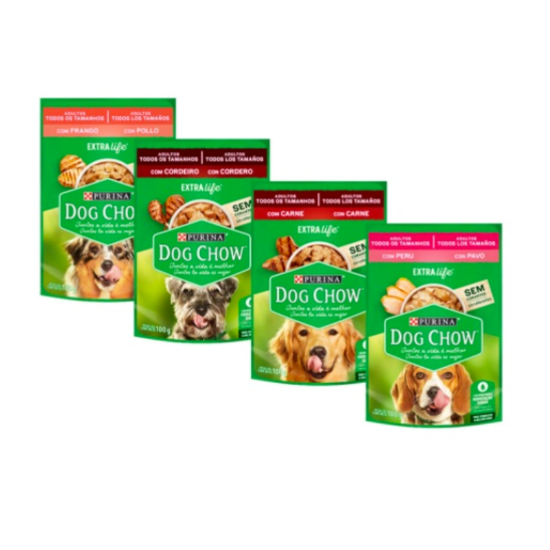 Dog Chow Pouches X 100 GR Pague 4 lleve 5