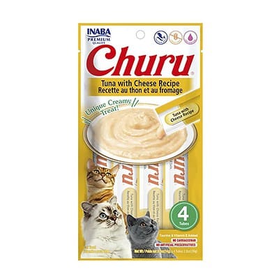 Churu Gatos Atún y Queso X 4 Unidades