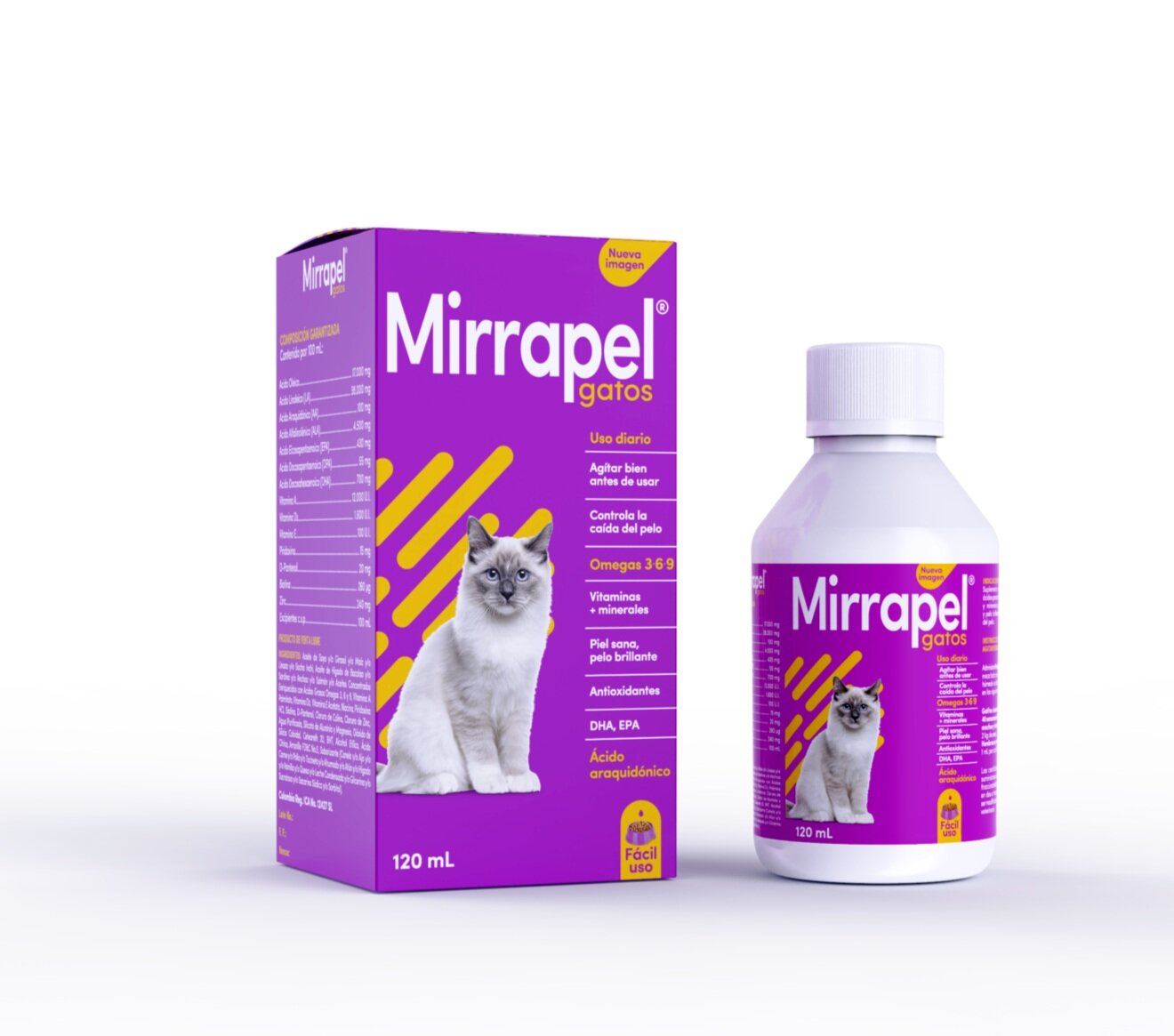 Mirrapel Gatos x 120mL