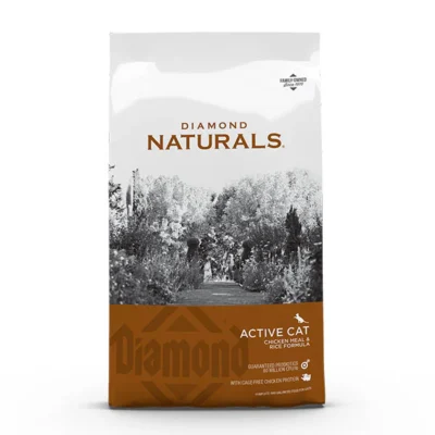 Diamond Naturals chicken & rice (pollo y arroz) gatos activos x 6lb