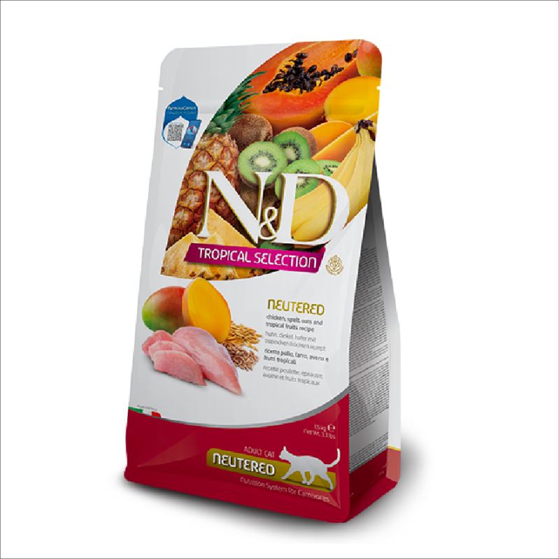 N&D Tropical para Gatos adultos y castrados
